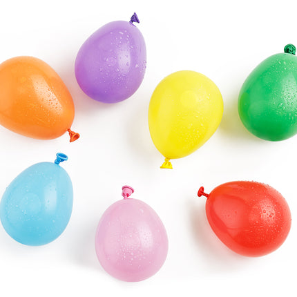 Ballons d'eau colorés en latex 8cm 100pcs
