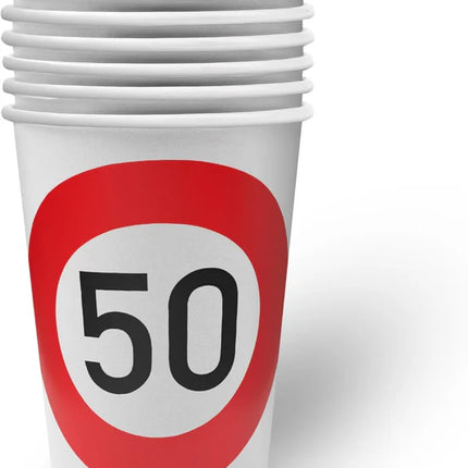 Panneau de signalisation « 50 ans de coupes » 250 ml