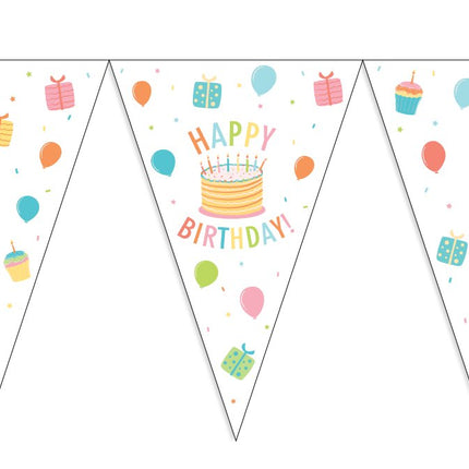 Happy Birthday Garland Cake 10m