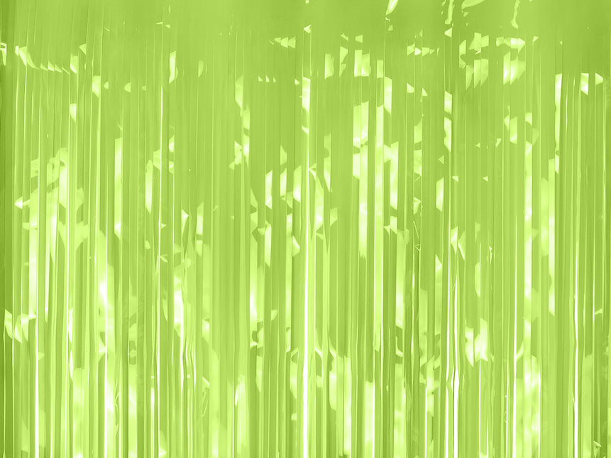 Rideau de porte vert clair