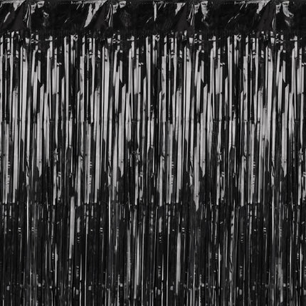Rideau de porte noir épais 2m