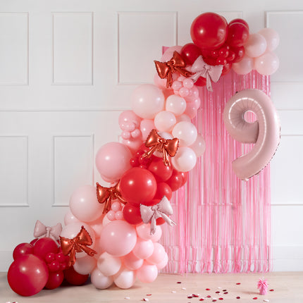 Poids de ballon rose 7cm 4pcs