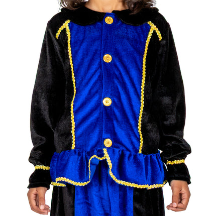 Costume de Piet pour enfant bleu/noir