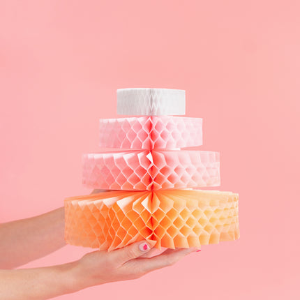Gâteau de décoration de table coloré 23cm