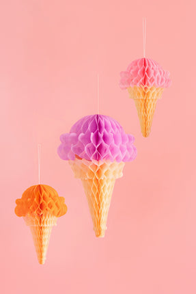 Nombres de glace colorés 30cm 3pcs