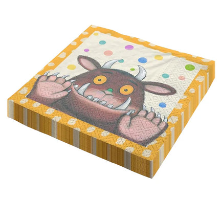 Serviettes « Le Gruffalo » 33 cm, lot de 20