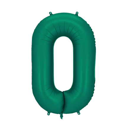 0 Year Figure Balloon Green Empty 86cm