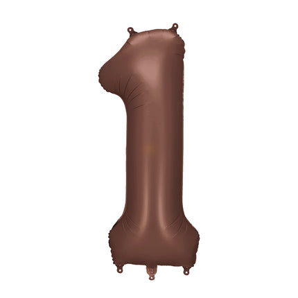 1 an Ballon à figures marron vide 86cm