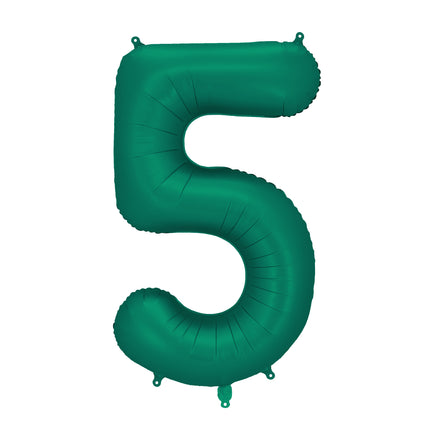Ballon à figures de 5 ans Vert vide 86cm