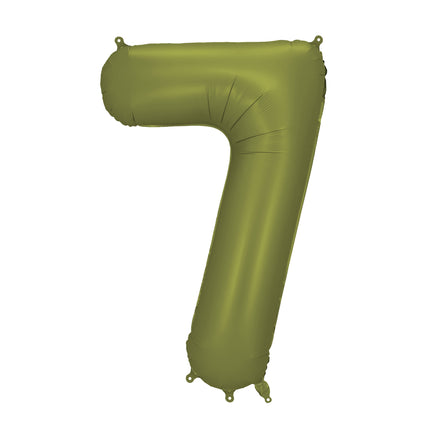 7 Year Figure Balloon Green 86cm