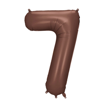 7 Year Figure Balloon Brown 86cm