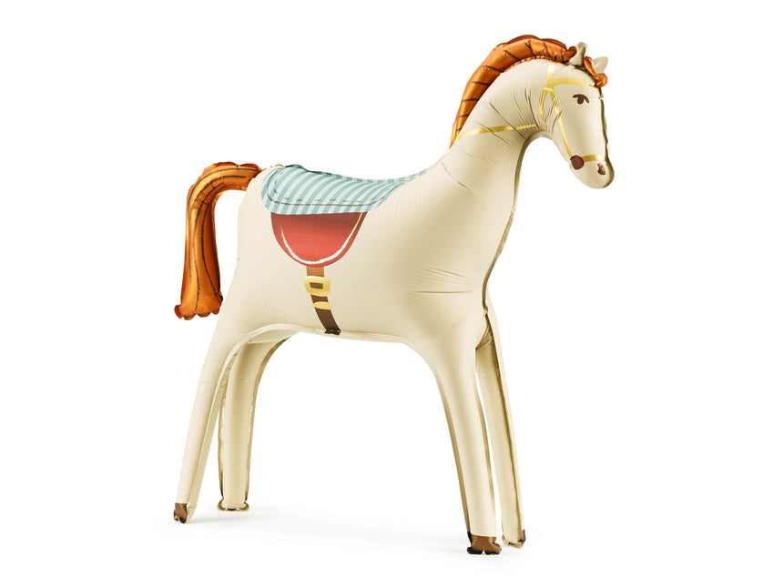 Ballon de baudruche Cheval, 86,5x73 cm, mélange