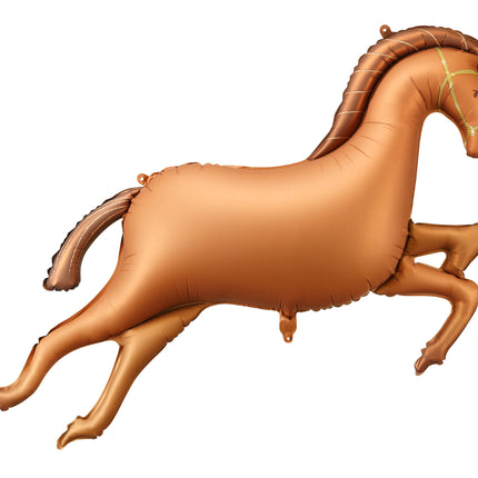 Cheval Ballon à l'hélium marron vide 1.25m