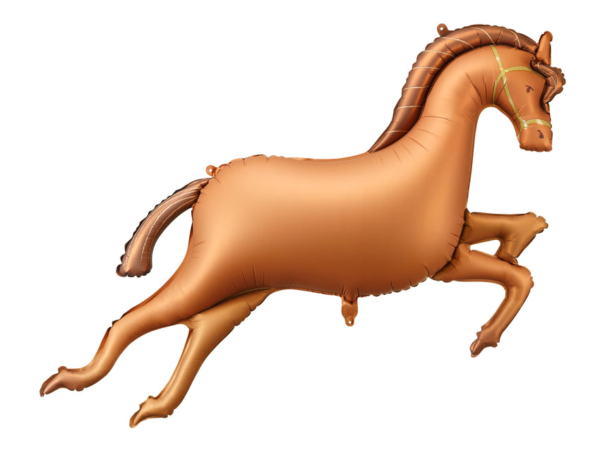 Ballon de baudruche Cheval, 125x100cm, mélange