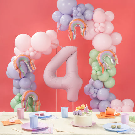 Ballon arc-en-ciel vide 41cm