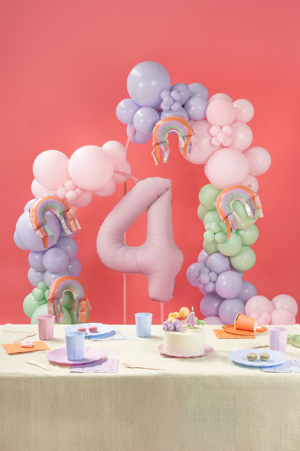 Ballon arc-en-ciel vide 41cm