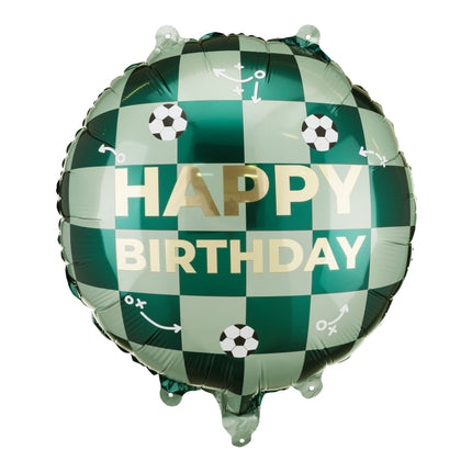 Joyeux anniversaire Ballon à l'hélium Football vide 35cm