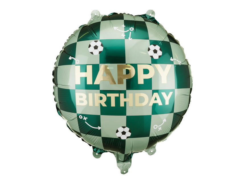Joyeux anniversaire Ballon à l'hélium Football vide 35cm