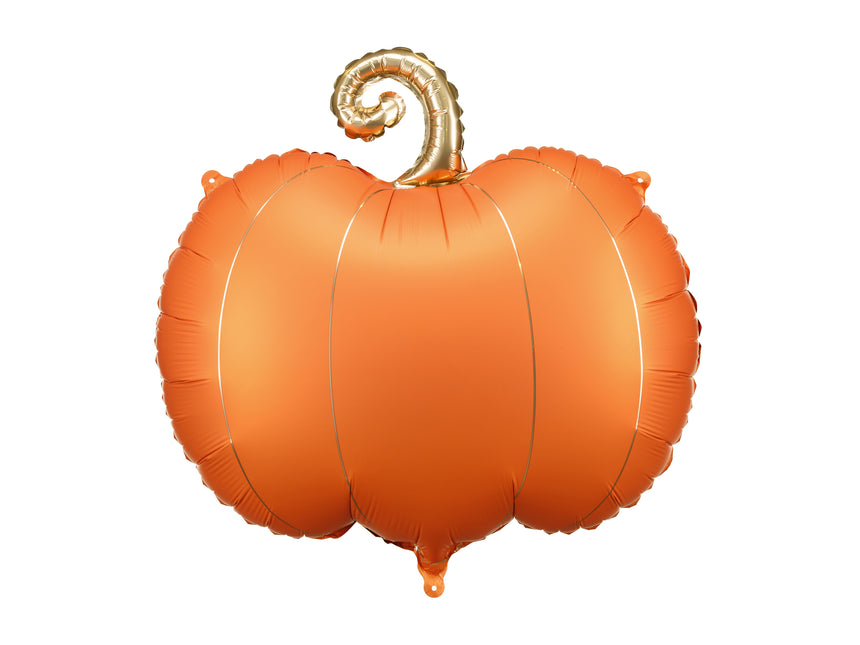 Pumpkin Helium Balloon Orange Empty 62cm