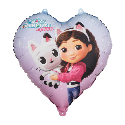 Ballon de baudruche en aluminium Coeur de la maison de poupée de Gabby, 35cm