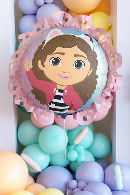 Gabby's Dollhouse Ballon de baudruche avec volants, 52x52 cm