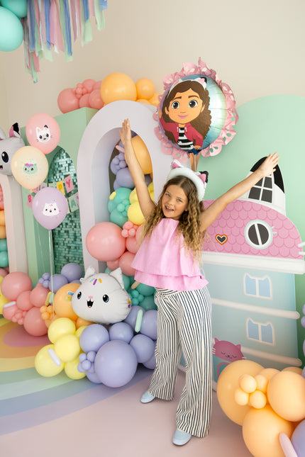 Gabby's Dollhouse Ballon de baudruche avec volants, 52x52 cm