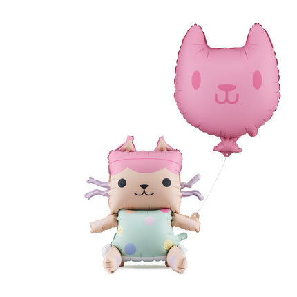 Baby Box & Ballons de baudruche pour chats, 43x46 cm et 35x37 cm
