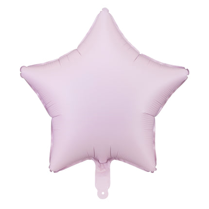 Ballon à l'hélium étoilé violet vide 48cm