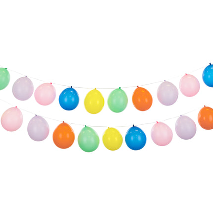 Guirlande de ballons colorés