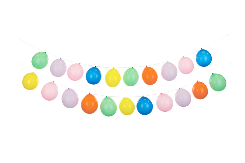 Guirlande de ballons colorés