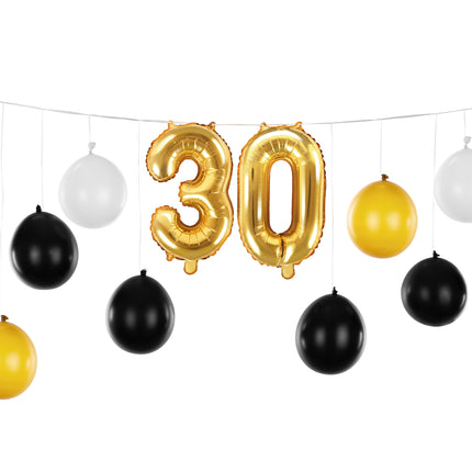 Guirlande de ballons 30 ans 2.6m