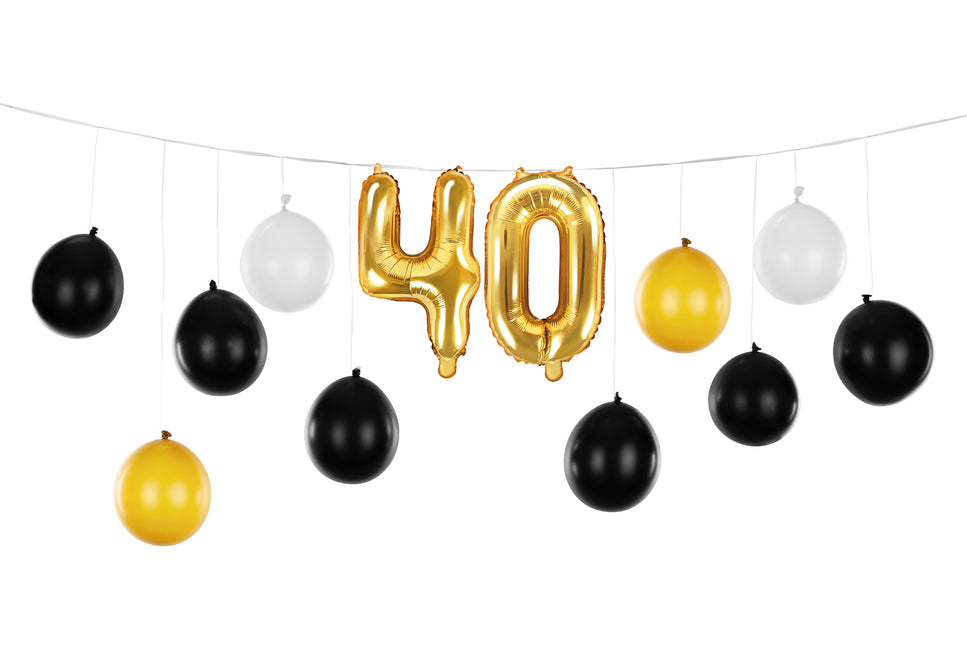 Guirlande de ballons 40 ans 2.6m