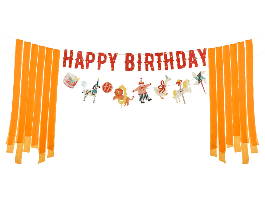 Bannière Happy Birthday Circus 2.75m
