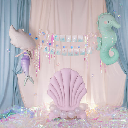 Guirlande Joyeux Anniversaire Sirène 1.3m