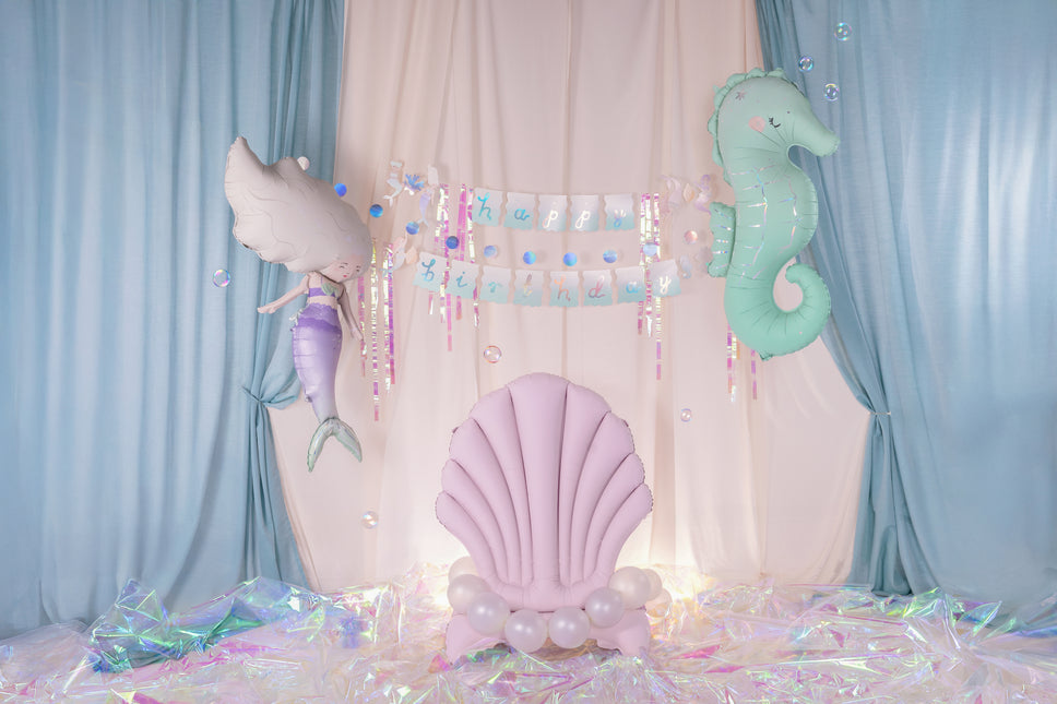 Guirlande Joyeux Anniversaire Sirène 1.3m