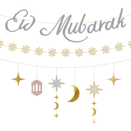 Guirlande de l'Aïd Mubarak 2m