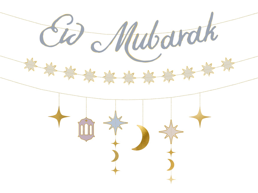 Guirlande de l'Aïd Mubarak 2m
