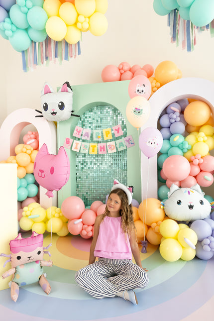 Porte-lettres Happy Birthday Gabby's Dollhouse, 180 x 15 cm