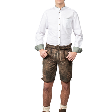 Chemisier Oktoberfest Blanc Hommes