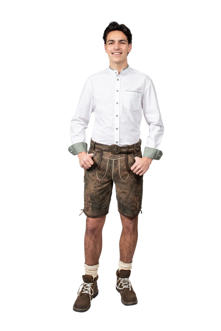 Chemisier Oktoberfest Blanc Hommes