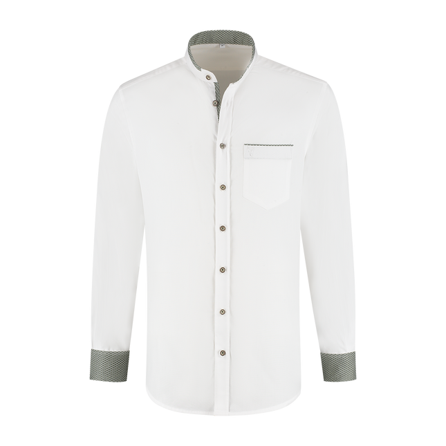 Chemisier Oktoberfest Blanc Hommes