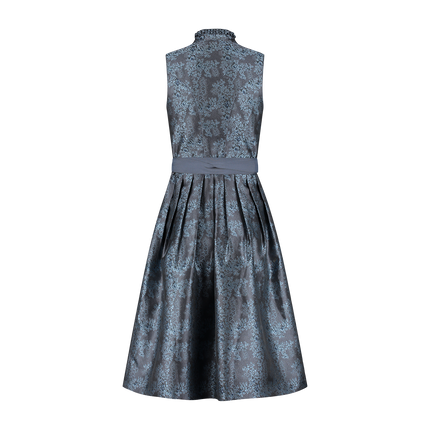 Robe Dirndl grise Oktoberfest Femmes 2 pièces