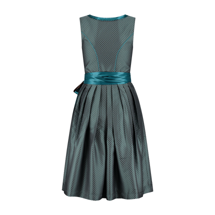 Robe Dirndl bleue Oktoberfest Ladies 2 pièces