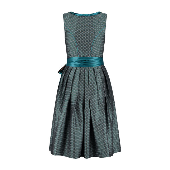 Robe Dirndl bleue Oktoberfest Ladies 2 pièces