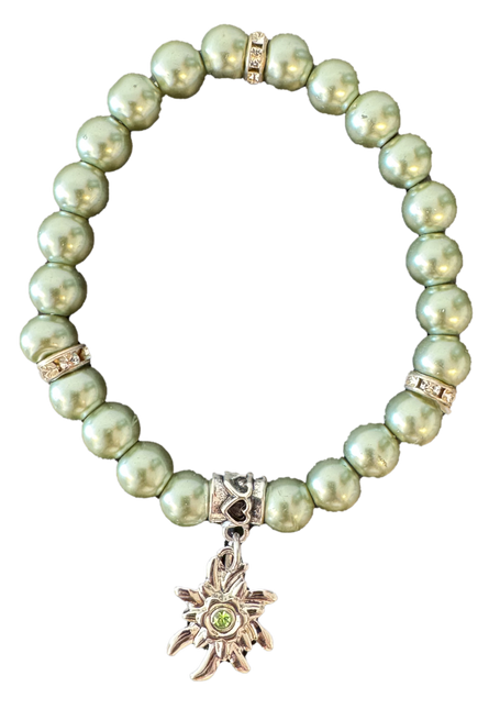 Bracelet vert pierre précieuse