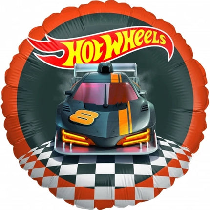 Ballon Hot Wheels Helium rouge vide, 45 cm