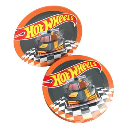 Assiettes Hot Wheels 23 cm, lot de 8