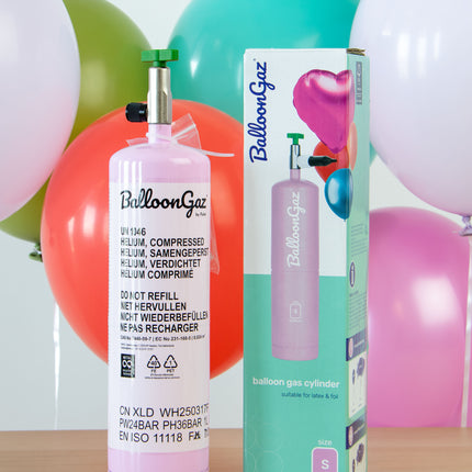 Réservoir d'hélium pour ballon en feuille de 45 cm