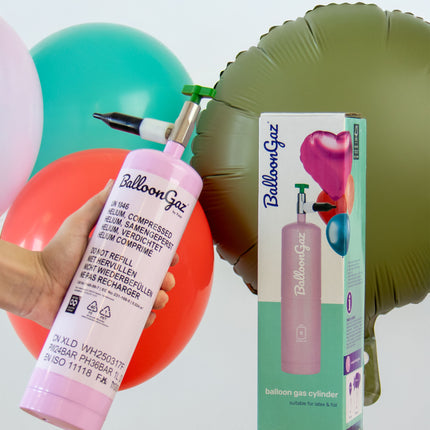 Réservoir d'hélium pour ballon en feuille de 45 cm