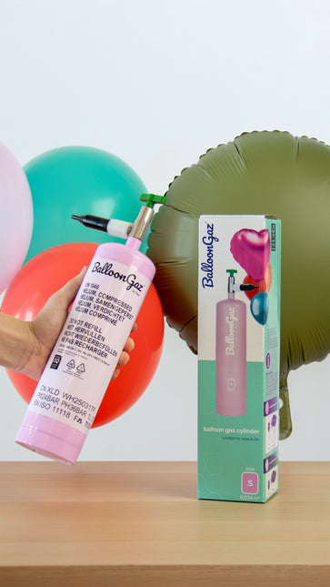 Réservoir d'hélium pour ballon en feuille de 45 cm